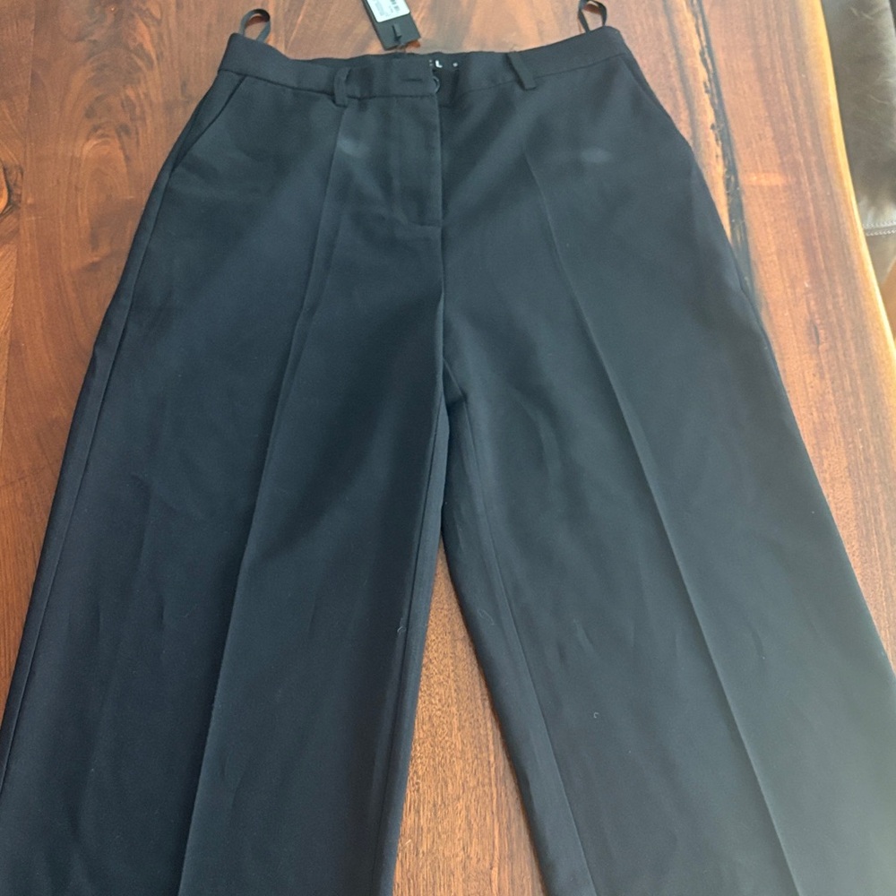 Motel Rocks Black Wide Leg Pants